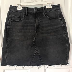 Old Navy black jean skirt